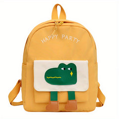 Cartoon Crocodile Kindergarten Bag Boys And Girls Schoolbag