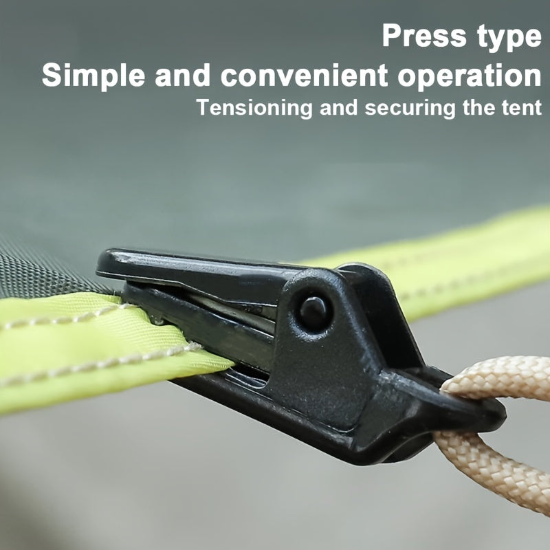 5pcs Outdoor Tent Hooks Windproof Clips Crocodile For Fixing Tent