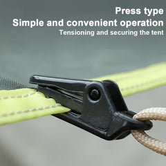 5pcs Outdoor Tent Hooks Windproof Clips Crocodile For Fixing Tent