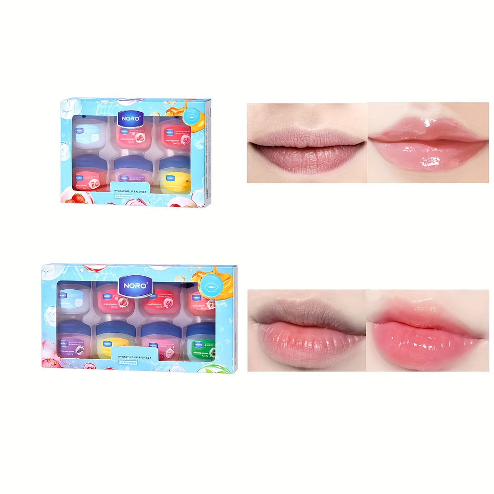 8pcs Lip Balm Set Deep Moisturizing & Soothing Lip Balm