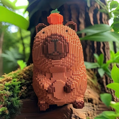 12053pcs Giant Capybara Building Blocks Animal Series Building Sets