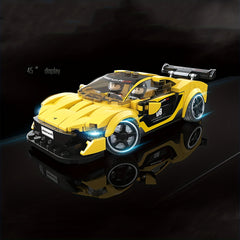 Building Blocks Racing Car Model Educational Toys For Children