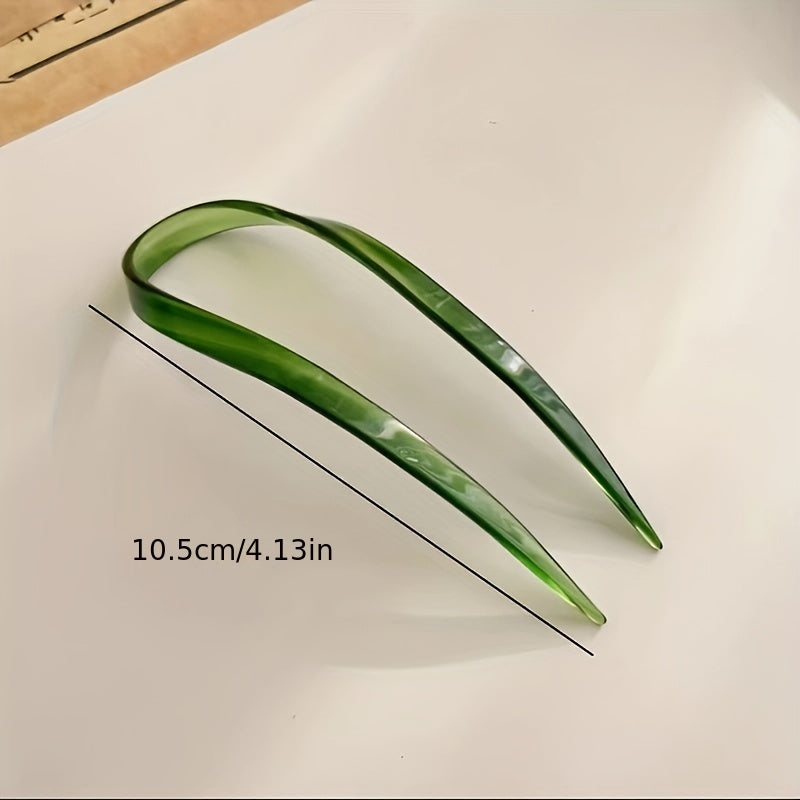 Retro U Shaped Hairpin Modern Style Hair Ornament