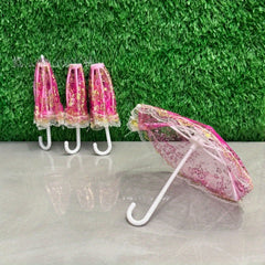 Mini Lace Umbrella for Doll Costume Toy