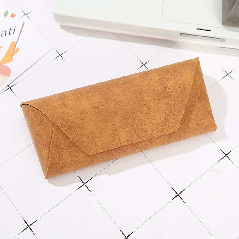 High-end Student Glasses Box, Leather Storage