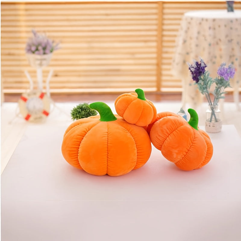 Fluffy Pumpkin Plush Toy Halloween Party Favors