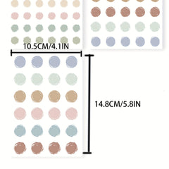 3-Pack Polka Dot Waterproof Marker Stickers