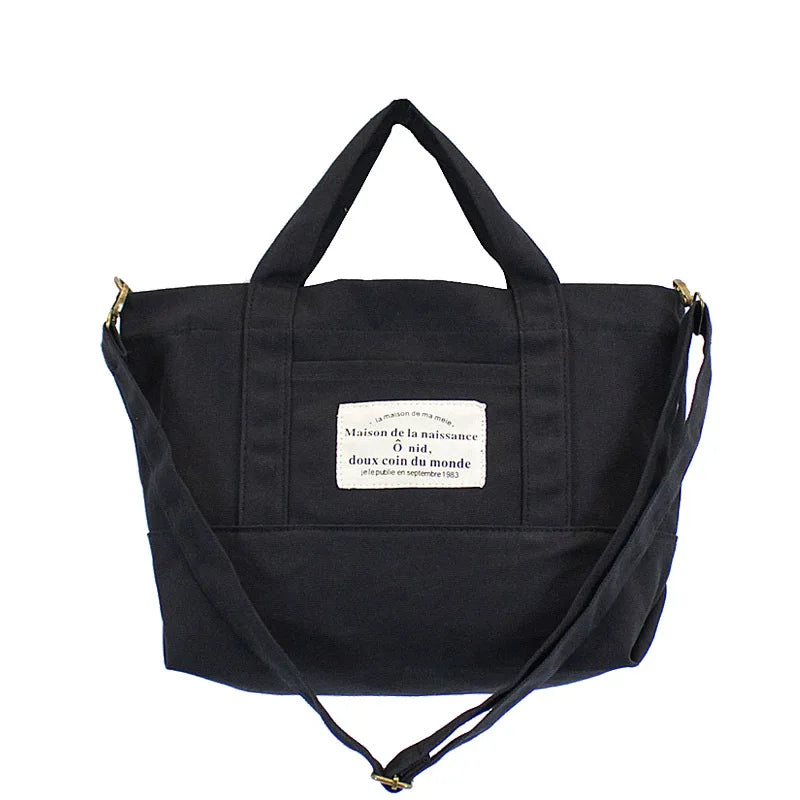 Hot Women Canvas Tote Bag Casual Shoulder Bag