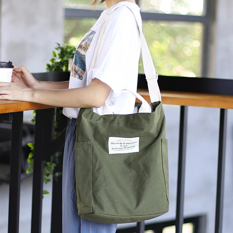 Hot Women Handbag Female Canvas Shoulder Bag