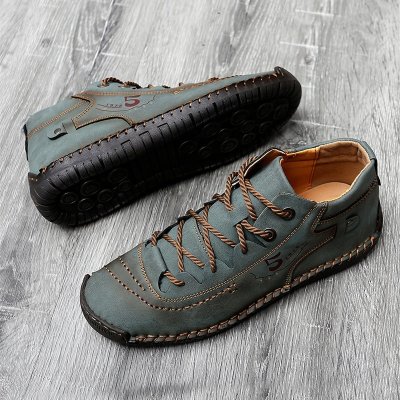 Men's Lace up Sneakers Casual Walking Shoes Comfortable