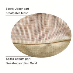 4 Pairs Solid No Show Socks Lightweight Low Cut Ankle Socks Women's Stockings