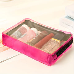 Transparent PVC Toiletry Bag for Travel Daily Use Makeup Storage Bag Waterproof