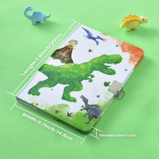 A5 Personalized Lock Diary Dinosaur Journal Notebook