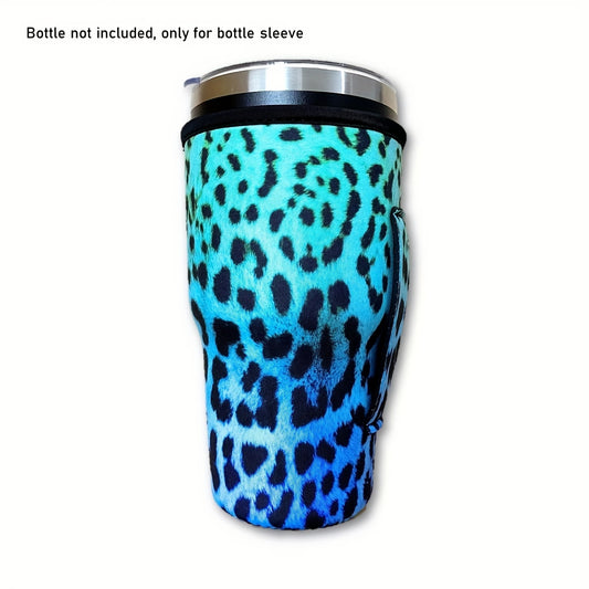 Leopard Print Neoprene Tumbler Sleeve 30 32 Tumbler Holder