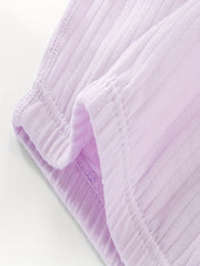 5pcs Girls Cartoon Rabbit & Cake Shortie Briefs Soft Cotton Underwear