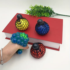 Squishy Anxiety Rubber Grape Ball Hand Trainer for Kids & Adults