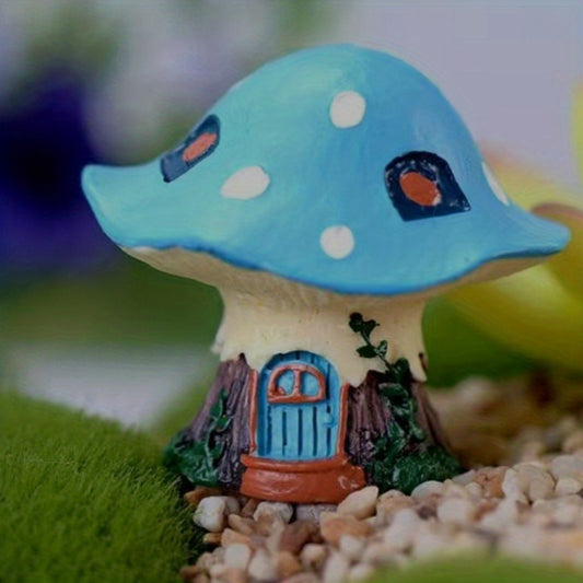 Fairy Tale Mushroom House Figurine Model