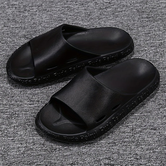 Men's Casual Non Slip Slides Open Toe Slippers