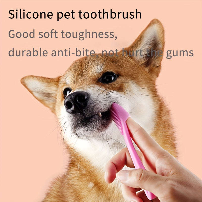 Dog Finger Toothbrush Silicone Brush Dog Brush Dog Teeth Cleaning