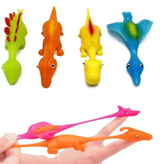 Catapult Launching Dinosaur Finger Toy - Fun Tricky Slingshot