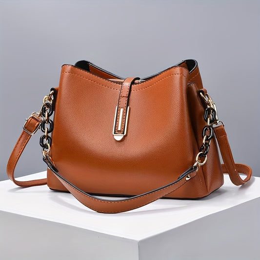 Stylish Crossbody Bag with Chain Strap for Women