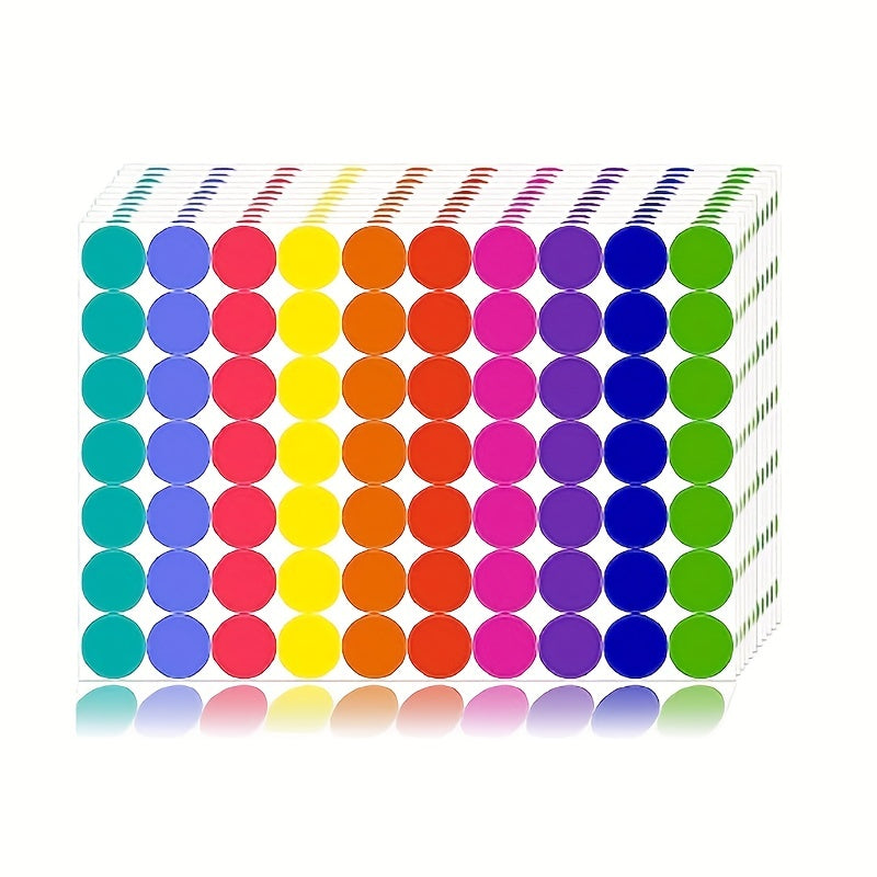 700pcs Colored Dot Stickers Round Coding Labels Circle Dots Labels Stickers