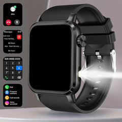 Sports Smartwatch 1.85in Screen IP68 LED Flashlight