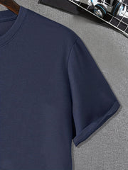 Demon Pattern Print Men's Comfy Sports T-shirt