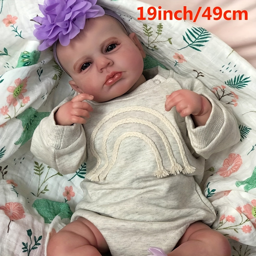 19" Lifelike Reborn Soft Touch Cuddly Doll