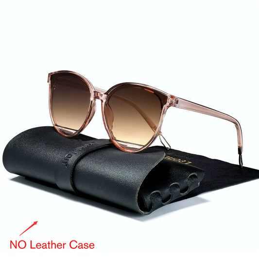 Vintage Oversized Round Sunglasses for Women Stylish Sun Protection Lenses