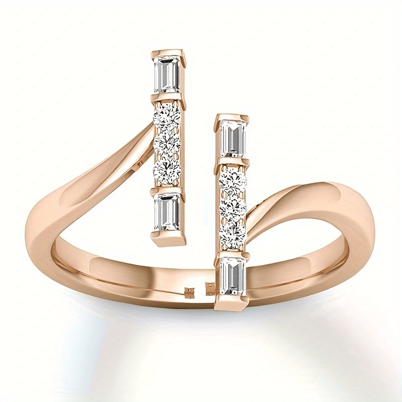 1 Pc Engagement Ring Style Finger Ring For Women & Girls