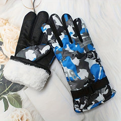 Warm Waterproof Winter Gloves for Outdoor Activities