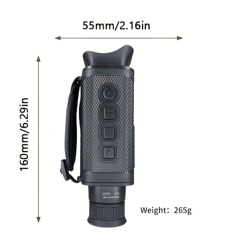 8X Infrared Digital Night Vision Monocular Telescope Large Screen