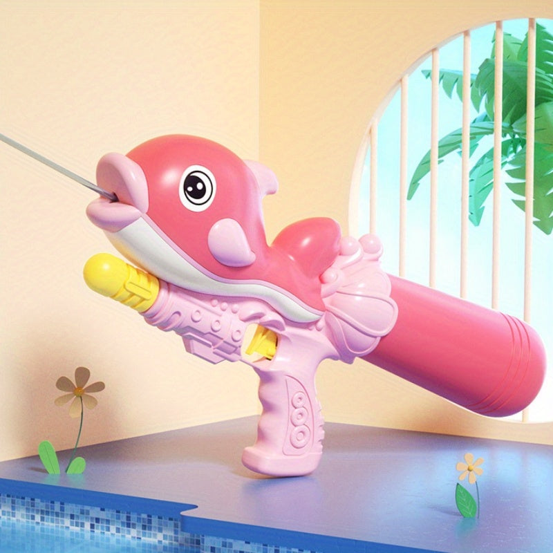 Dolphin Water Gun Toys Large Capacity Pump Pull Type Water Gun