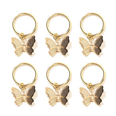 6pcs Girls Summer Butterfly Hair Clip Sets