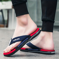 Men's Thong Sandals Non Slip Flip Flops Toe Post Slides Sandals