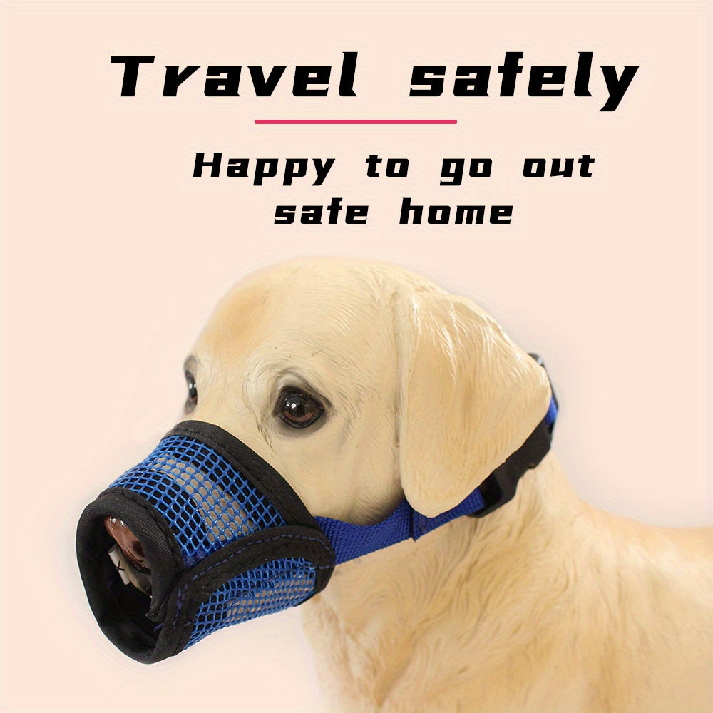 Soft Mesh Dog Muzzle for Small to Medium Dogs