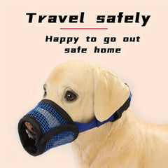 Soft Mesh Dog Muzzle for Small to Medium Dogs