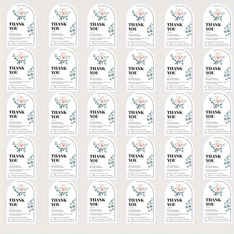 30pcs Small Business Thank You Cards for Retail Shop Inserts