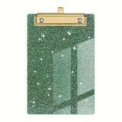Glitter Acrylic Clipboard for Office School Use