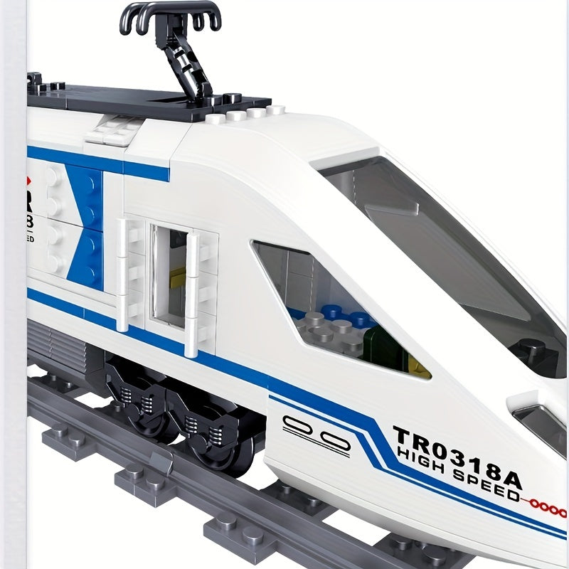513pcs Rail Transit High speed Rail Model Educational Toy