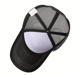 Fruit Embroidery Patch Trucker Hat Mesh Breathable Baseball Cap