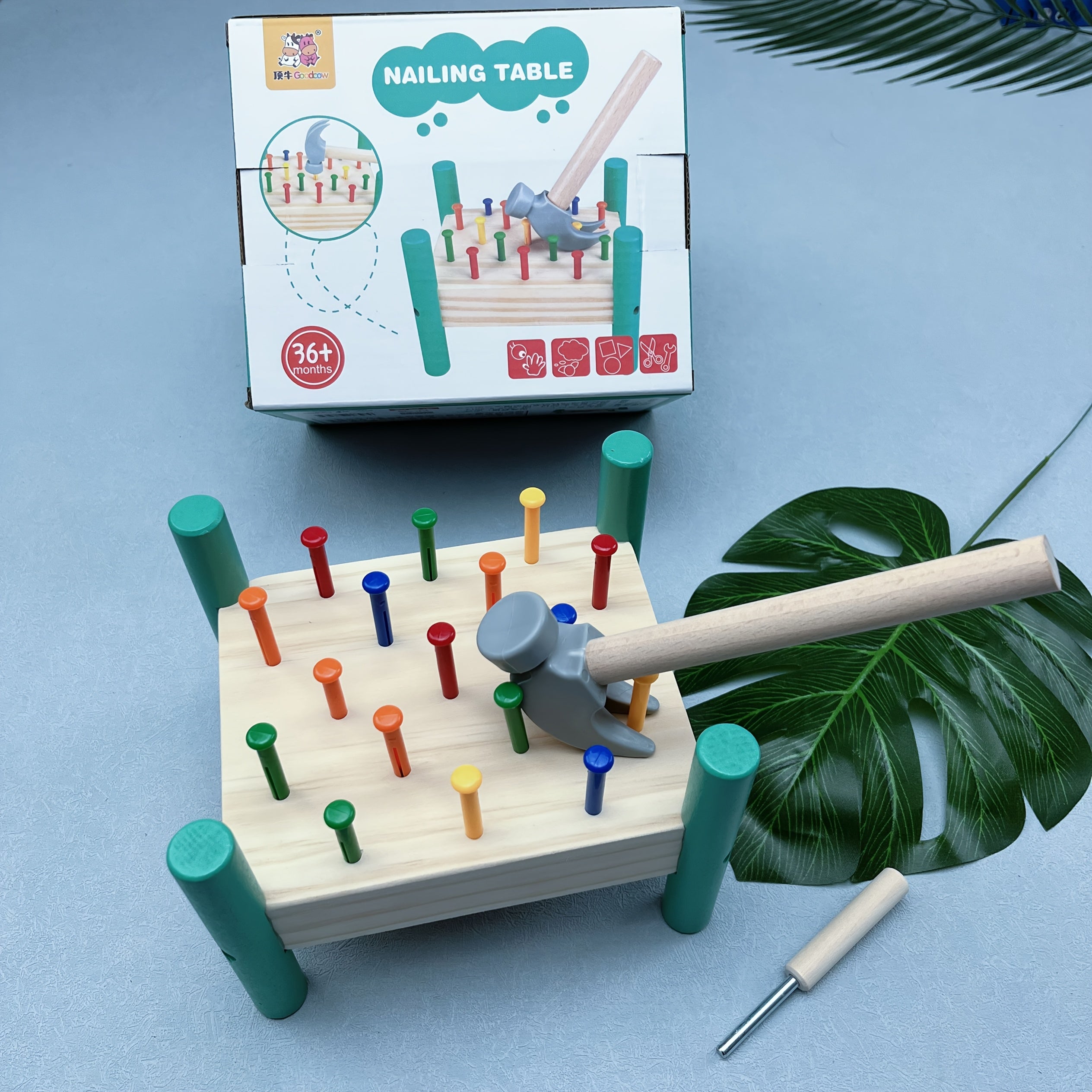 Hammer Base Children's Knocking Table Toy Set