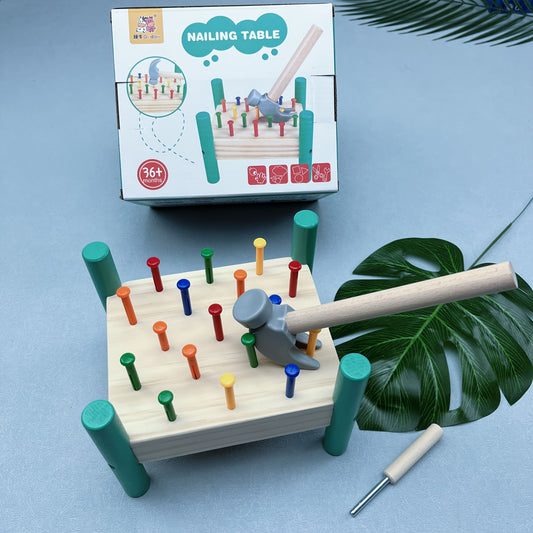 Hammer Base Children's Knocking Table Toy Set