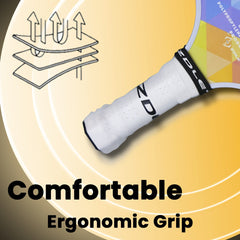 2pcs Glass Fiber Pickleball Paddles with Polypropylene Core