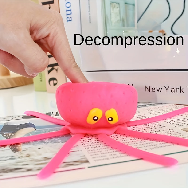 Colorful Octopus Squeeze Toys for Pool Parties & Easter Baskets