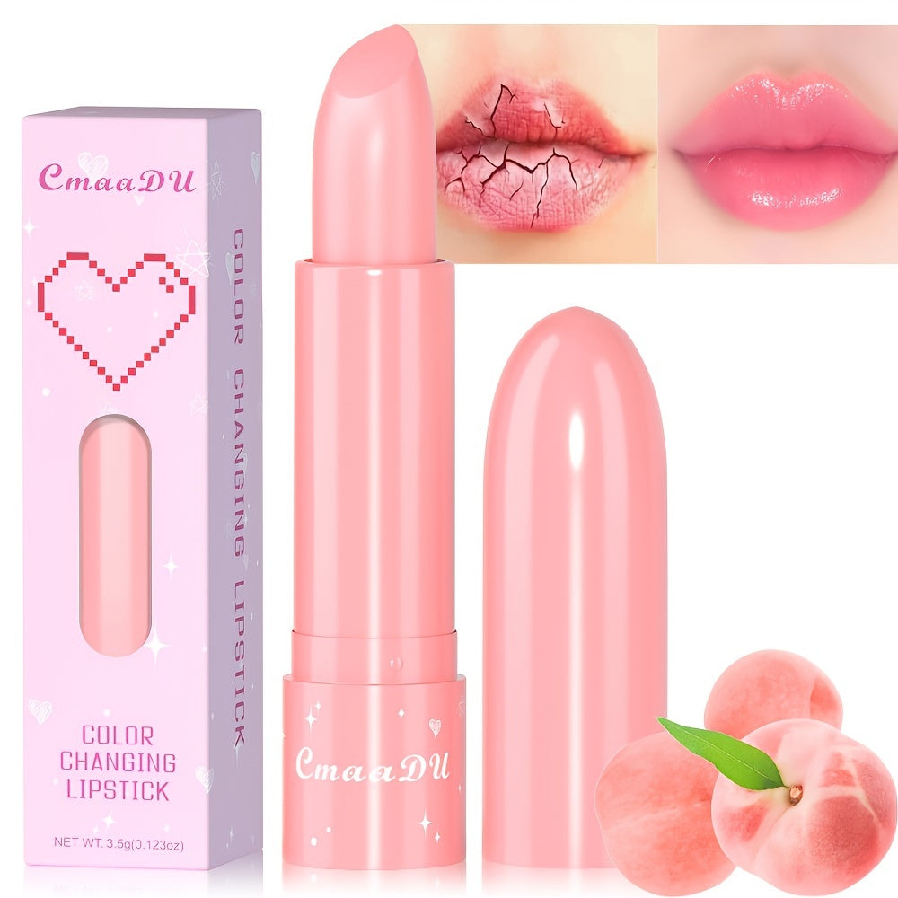 6 Colors Fruit Flavor Moisturizing Lipstick Hydrating & Removing Dead Skin