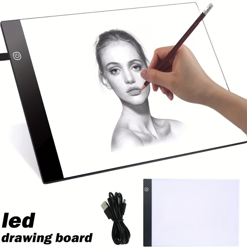 A4 Portable Tracing LED Copy Board Light Box USB Power Copy Drawing Board