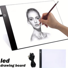 A4 Portable Tracing LED Copy Board Light Box USB Power Copy Drawing Board