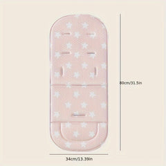 Pink Star Stroller Seat Cushion for Hanging Out